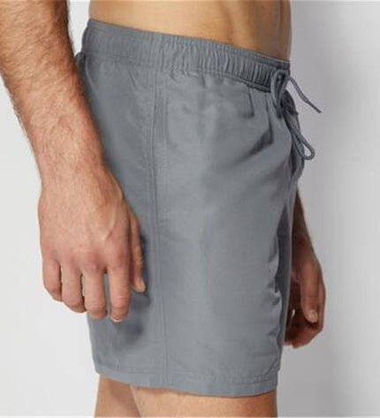 Reebok Yale Essential men's gray swim trunks for sport and outdoor watersports, featuring a comfortable fit and quick-drying fabric.