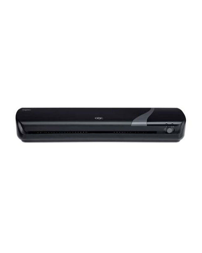 GBC black laminator machine for office use, set of 4, compact office electronics and stationery equipment.
