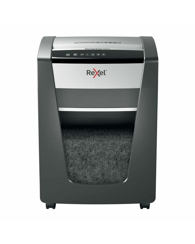 Rexel Microsnippers M515 paper shredder for office use, compact design with 30-liter waste bin, ideal for shredding documents