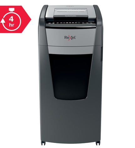 Rexel AutoFeed+ 750X paper shredder for office use with automatic feed and compact design, office electronics and stationery