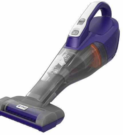 Black & Decker Kruimelzuiger DVB315JP-QW compact handheld vacuum for cleaning crumbs and small messes on kitchen surfaces.