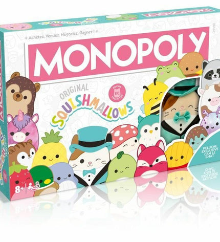 Winning Moves Monopoly Squishmallows toy, soft plush game piece from the Monopoly board game collection.