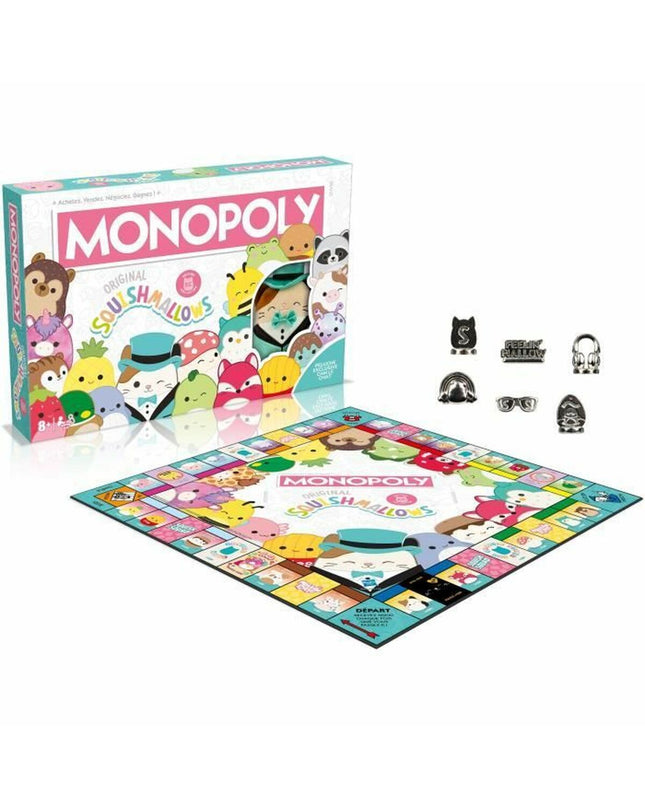 Winning Moves Monopoly Squishmallows toy, plush game character from the Monopoly-themed plush collection, soft and colorful.