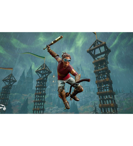 Sony PlayStation 5 Harry Potter Quidditch Champions video game cartridge for plug and play console, with game cover art visible.
