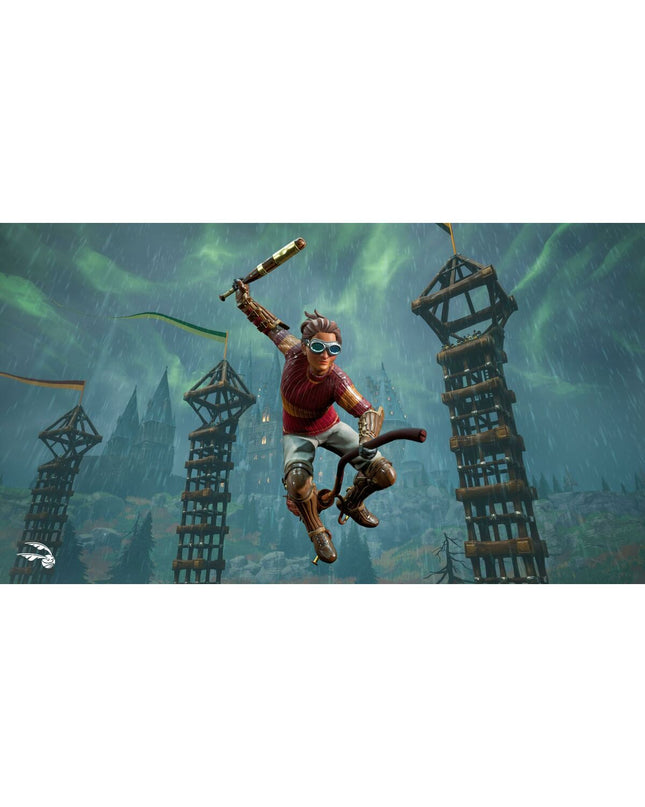 Sony PlayStation 5 Harry Potter Quidditch Champions video game cartridge for plug and play console, with game cover art visible.