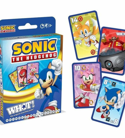 Winning Moves Sonic the Hedgehog board game for kids, featuring colorful game components and classic Sonic-themed design.