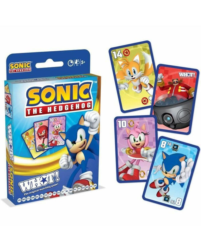 Winning Moves Sonic the Hedgehog board game for kids, featuring colorful game components and classic Sonic-themed design.