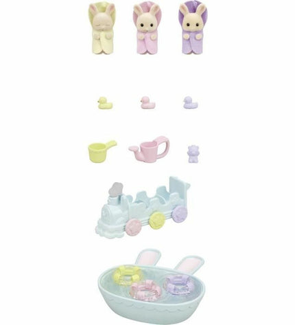 Sylvanian Families 5707 rabbit action figure, detailed plush toy for play and collection, part of Sylvanian Families toy line