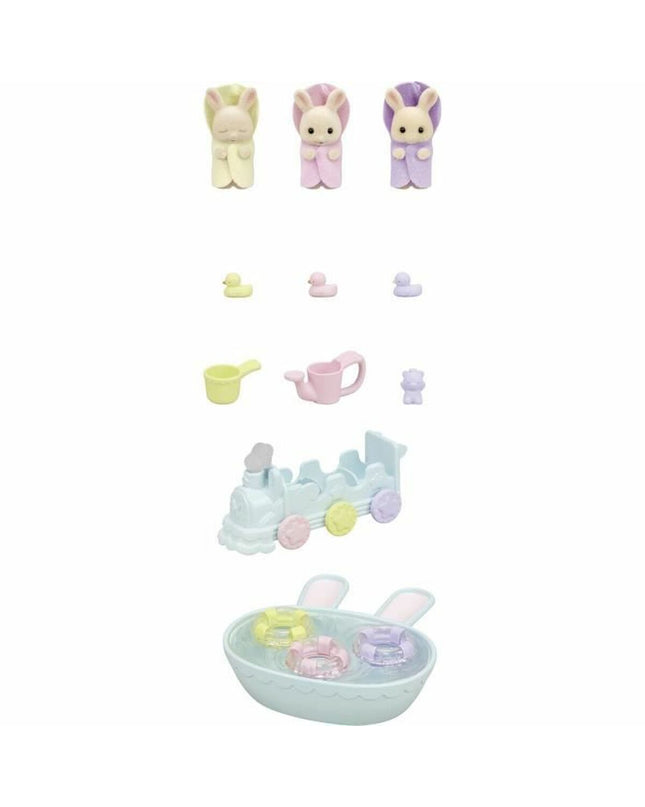 Sylvanian Families 5707 rabbit action figure, detailed plush toy for play and collection, part of Sylvanian Families toy line