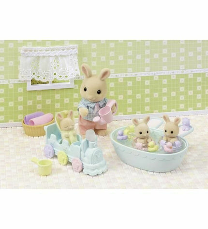 Sylvanian Families 5707 rabbit action figure, detailed plush toy from the toy and game collection, ideal for children’s play and collection