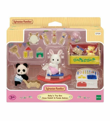 Sylvanian Families 5709 rabbit action figure, detailed toy figure from the popular playset, perfect for imaginative play.