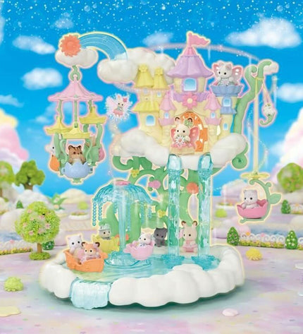Sylvanian Families action figures from the Sylvanian Families toy set, featuring detailed animal characters and accessories.
