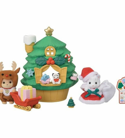 Sylvanian Families action figures set featuring adorable animal characters from the Sylvanian Families toy collection.