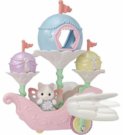 Sylvanian Families action figures from the collectible toy set, featuring detailed animal character figures for imaginative play.