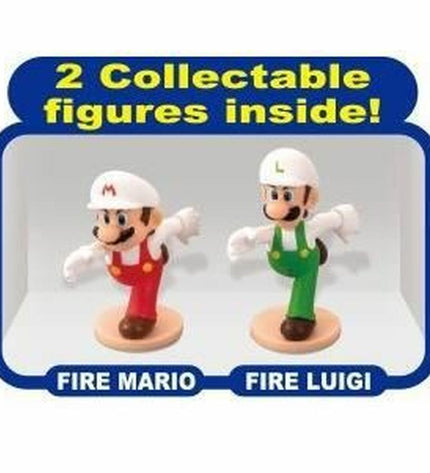 Super Mario Fire Mario Stadium board game with colorful game pieces and vibrant design, perfect for fans of Super Mario toys and games.