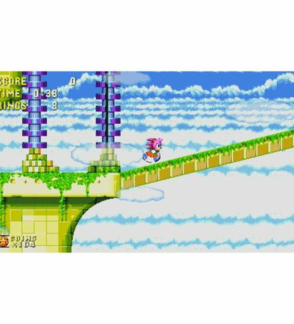 SEGA Switch video game cartridge for plug-and-play console, featuring colorful game artwork on the label.