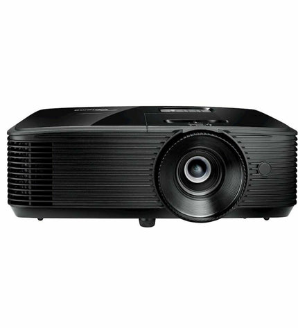 Optoma projector with 3600 lumens, Full HD display, HDMI port, suitable for home theater and electronic video entertainment.