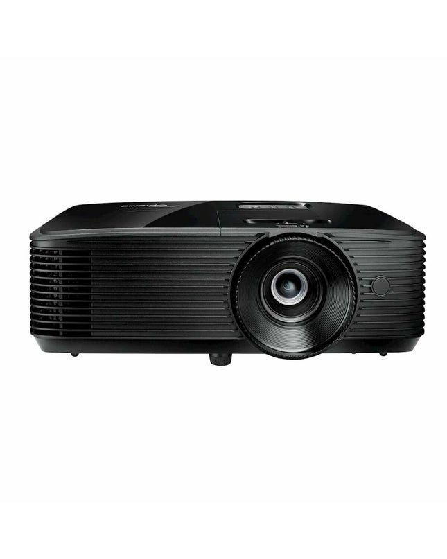 Optoma projector with 3600 lumens, Full HD display, HDMI port, suitable for home theater and electronic video entertainment.