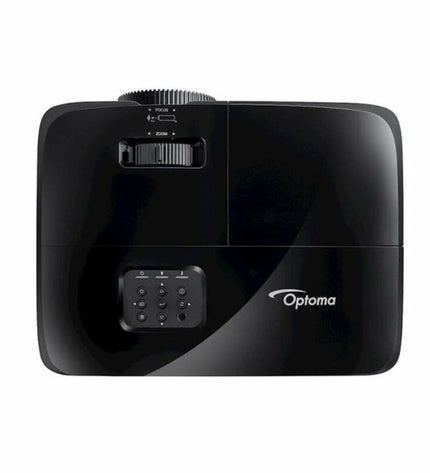 Optoma projector with 3600 lumens, full HD resolution, HDMI port, designed for home cinema and electronic entertainment.
