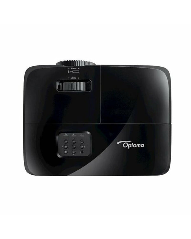 Optoma projector with 3600 lumens, full HD resolution, HDMI port, designed for home cinema and electronic entertainment.