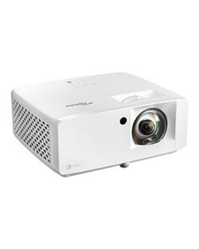 Optoma ZH450ST projector with 4200 lumens, Full HD 1920x1080, compact electronic device for home cinema and video use.