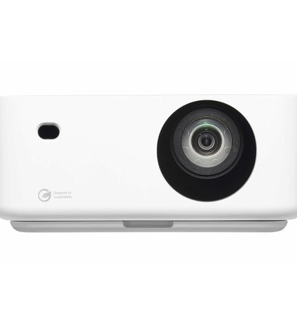 Optoma ML1080 full HD projector with 1200 lumens, compact design, and HDMI port for home theater and electronics use.