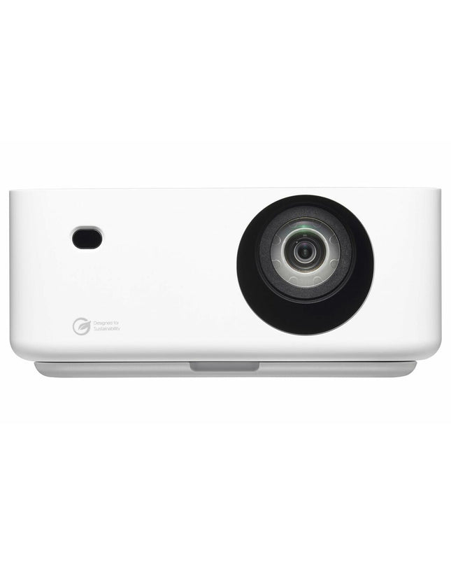 Optoma ML1080 full HD projector with 1200 lumens, compact design, and HDMI port for home theater and electronics use.