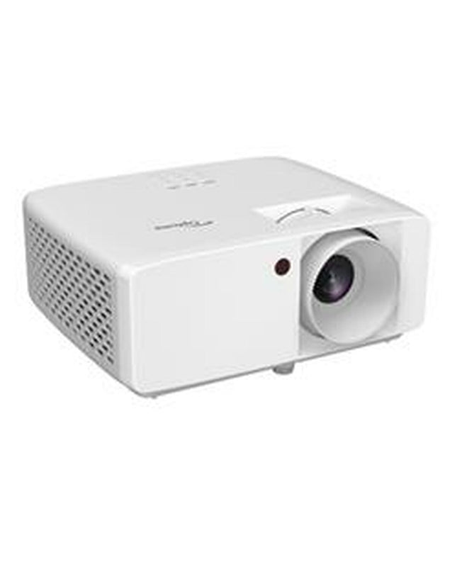 Optoma HZ40HDR projector displaying vibrant HD 1080p image with 4000 lumens for home theater setup.