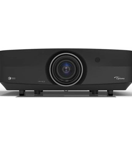 Optoma projector E3P7N71E111 with 5000 lumens, 4K Ultra HD resolution, ideal for home theater and entertainment setup.