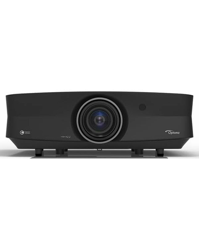 Optoma projector E3P7N71E111 with 5000 lumens, 4K Ultra HD resolution, ideal for home theater and entertainment setup.