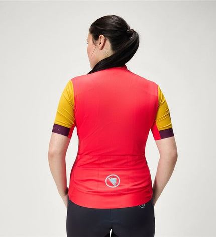 Endura Wielertrui for cycling, sporty outdoor jersey with long sleeves in vibrant colors, designed for cycling enthusiasts.