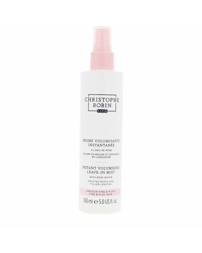 Christophe Robin Instant Volumising Shampoo bottle with label, 150 ml, for adding body and fullness to hair in a beauty and haircare setting.