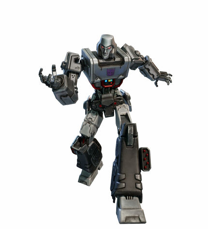 Fortnite Switch video game pack with Transformers theme, featuring game artwork and digital download code for electronic gaming console.