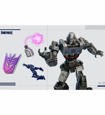 Fortnite Switch video game pack with Transformers download code, electronic plug-and-play game for Nintendo Switch console.
