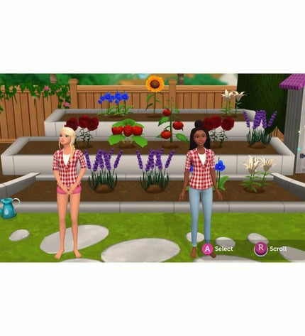 Barbie Dreamhouse Adventures Switch videogame for electronics, Plug & Play console, featuring Barbie-themed gameplay and colorful graphics.