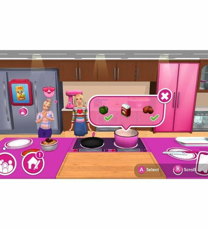 Barbie Dreamhouse Adventures Switch video game for Nintendo Switch console in electronic Plug & Play game style.