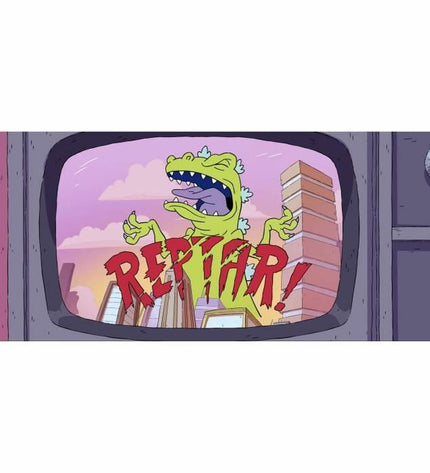 Just For Games Rugrats: Adventures in Gameland Switch video game for plug and play console, featuring colorful cartoon characters.