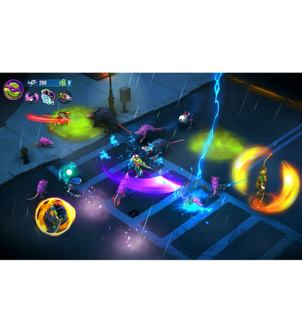 Nintendo Switch Teenage Mutant Ninja Turtles Splintered Fate video game by Just For Games, featuring colorful game cover art.