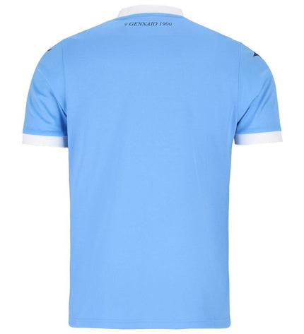 Mizuno Lazio Home men's short-sleeve football T-shirt for sport and outdoor activities, featuring team colors and logo.