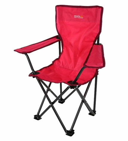 Red Regatta Vouwbare Stoel RCE241-1NX for outdoor camping and hiking, with a lightweight, foldable design and sturdy frame.