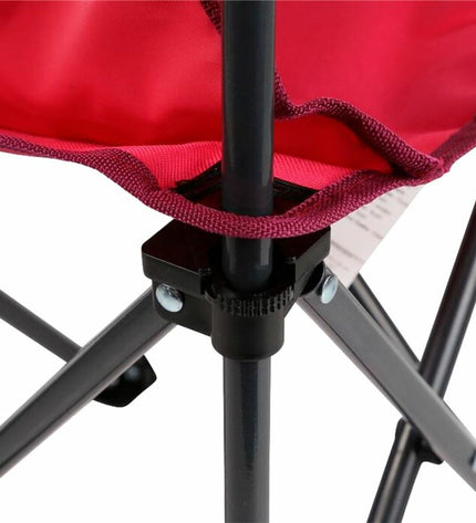 Red Regatta folding chair for camping and outdoor activities, lightweight and portable camping and walking seat.