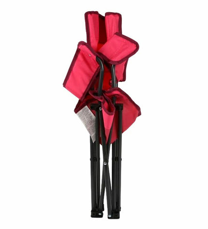 Red Regatta foldable camping and outdoor chair, lightweight and compact for hiking and outdoor activities.