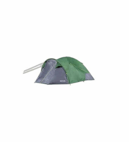 Multicolour Regatta Kampeertent Regatta RCE372-U9Q set up outdoors, designed for camping and outdoor adventures.