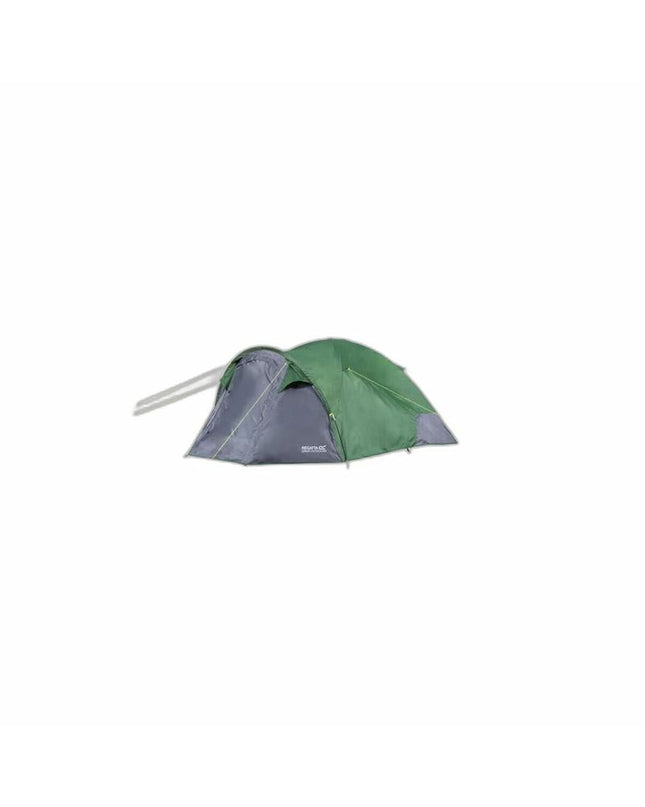 Multicolour Regatta Kampeertent Regatta RCE372-U9Q set up outdoors, designed for camping and outdoor adventures.