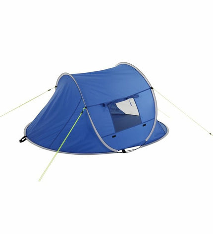 Regatta Tahiti PopShelter kampeertent in blauw en multicolor for outdoor camping and outdoor activities.