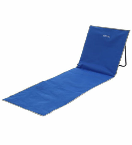 Regatta Tahiti BchLounger, foldable teak outdoor chair for sport and fishing, with natural teak finish.