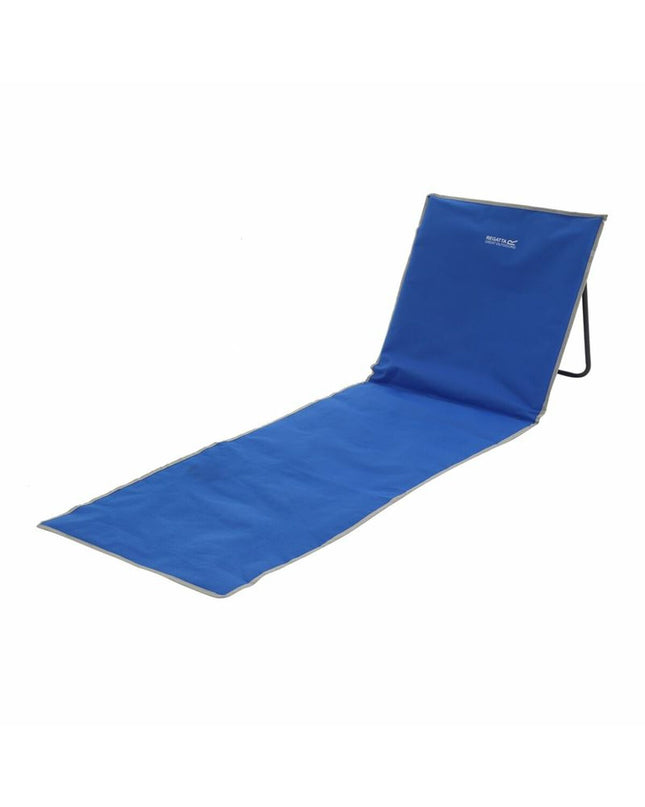 Regatta Tahiti BchLounger, foldable teak outdoor chair for sport and fishing, with natural teak finish.