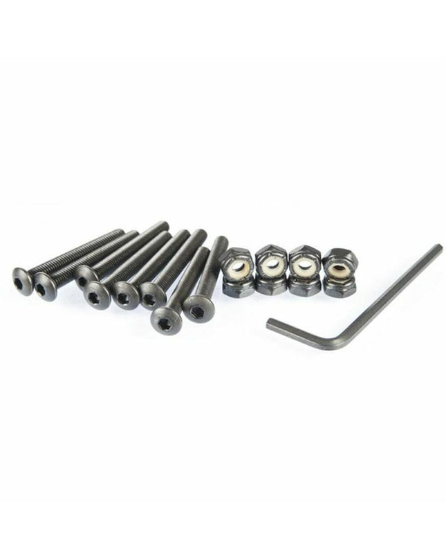 Dstreet Allen bolt kit with mounting tools for urban mobility and outdoor sports, includes 1 1/4-inch bolts and wrench.