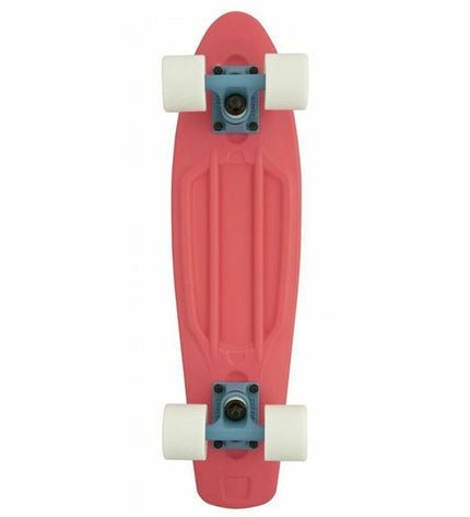 Dstreet Cruiser Soft 23-inch skateboard for urban mobility with a colorful deck and sturdy trucks, designed for street skating.