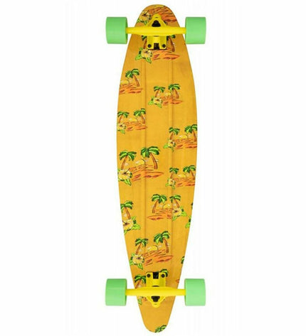 Dstreet Oasis 36-inch longboard skateboard for urban mobility, featuring a sleek design for sport and outdoor riding.